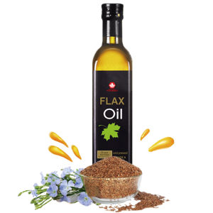 加拿大进口 Maple Flaxseed 天然冷榨纯亚麻籽油 500ml