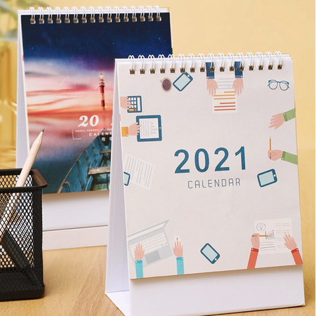 夏迪2021年简约台历 款式随机