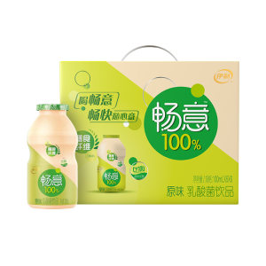 天猫超市 伊利 畅意100% 原味乳酸菌饮品 100ml*30瓶/箱
