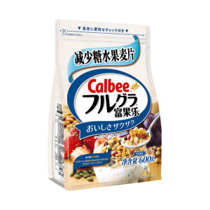日本进口 卡乐比 糖质25%OFF 水果麦片 600g 49.9元包邮
