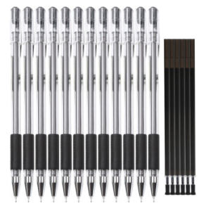 M&G 晨光 HAGP0908 0.28mm黑色中性笔 12支笔+6支芯 *3件 +凑单品