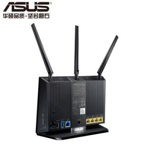 ASUS 华硕 RT-AC68U AC1900M 双频千兆 无线路由器