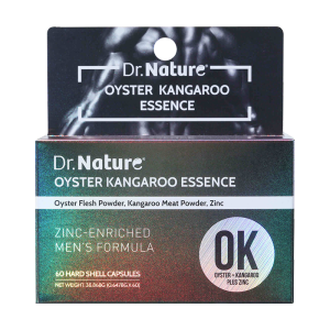澳洲原产 Dr.Nature 明星产品 含锌生蚝袋鼠精OK丸 60粒 提高精子活力