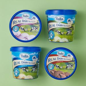 澳洲进口 Bulla 臻品系列 鲜奶冰激淋 1L*2桶 多口味可选 128元包邮