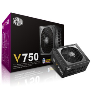 COOLERMASTER 酷冷至尊 V750 电脑电源 金牌（90%）750W 全模组化