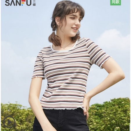 SANFU 三福 439616 女士T恤