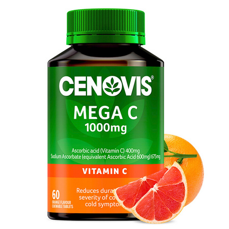 CENOVIS 萃益维 维生素C咀嚼片 橙子味 60粒