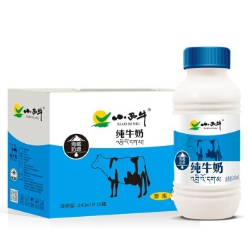 XIAOXINIU 小西牛 全脂牛奶 243ml*12瓶
