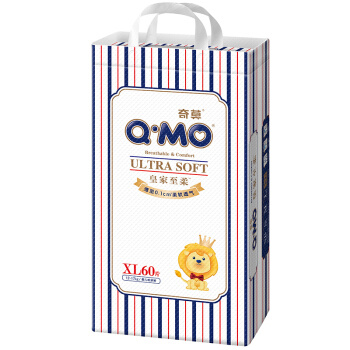 Q MO 奇莫 皇家至柔 通用纸尿裤 XL60片 *3件