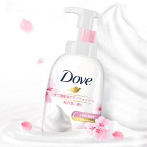 Dove 多芬 浓密沐浴泡泡 樱花甜香 400g *2件
