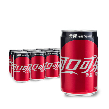 京东PLUS会员： 可口可乐 零度 Zero 汽水 200ml*12罐 *2件