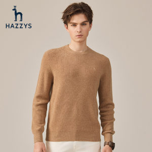 LG时装旗下中高端品牌 Hazzys 哈吉斯 男士山羊绒混纺毛衣 775元双11预售到手价