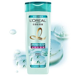 19日8点： L'OREAL PARIS 巴黎欧莱雅 透明质酸 无硅油洗发露 400ml