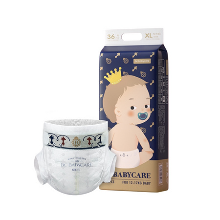 88VIP：BabyCare 皇室系列 弱酸轻肤通用纸尿裤 XL36片 *4件