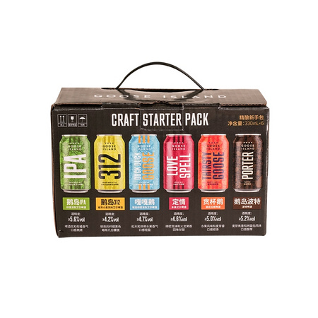 GOOSE ISLAND 鹅岛 精酿啤酒 330ml*6听