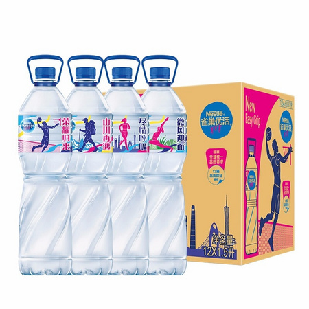 Nestle 雀巢 优活 饮用水 1.5L*12瓶 *4件