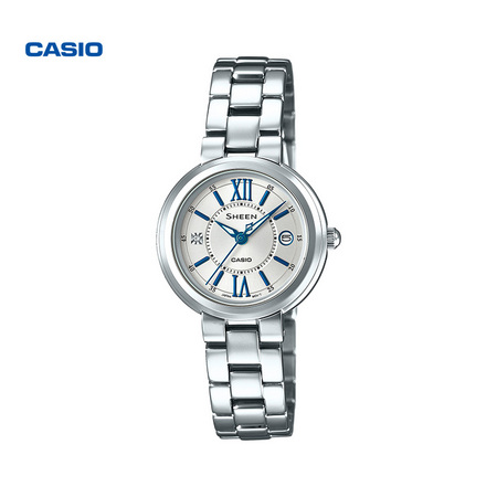 CASIO 卡西欧 SHEEN系列 SHE-4528D-7AUPR 女士石英表
