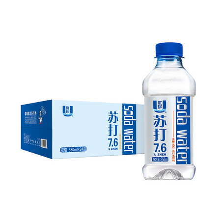 88VIP：优珍 苏打水弱碱性水 350ml*24瓶/箱 *5件