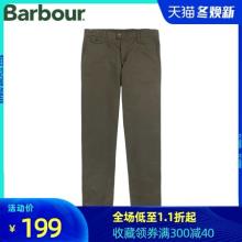 英国皇室御用品牌 Barbour 巴伯尔 男士直筒休闲裤