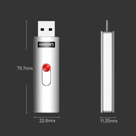 Lenovo 联想 L7C USB3.1双接口 固态U盘 1TB