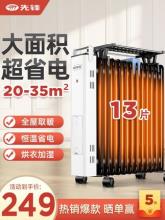 先锋 新款 DYT-Z5 家用电热油汀13片