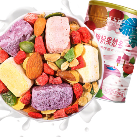 梦之队 酸奶果粒烘焙麦片 400g