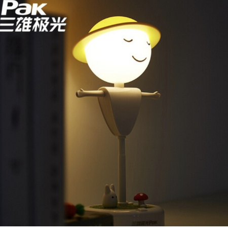 三雄极光 Q仔小夜灯 稻草人 0.25W