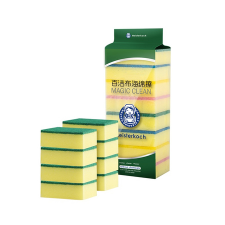 meisterkoch 百洁布海绵块 8片装