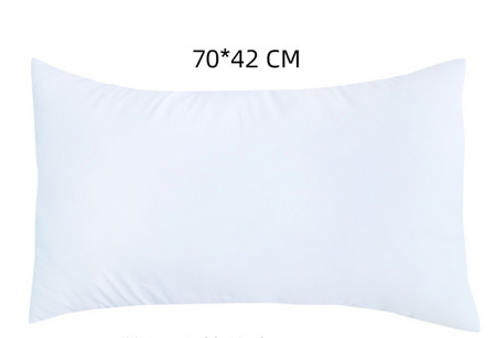 法兰雅 低枕头护颈椎纯棉枕芯 70*42cm 一对装