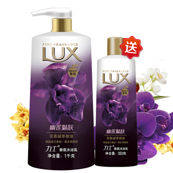 京东PLUS会员：LUX 力士 幽莲魅肤沐浴乳 1000g+350g