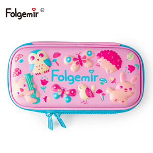 Folgemir 跟我来 EVA大容量文具盒 动物乐园款 中号 *6件