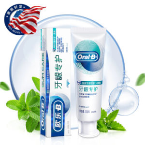 Oral-B 欧乐-B 牙龈专护牙膏 修护清新型 200g *3件