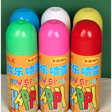 喜秀 圣诞节喷雪罐 280ml 颜色随机 送小模版