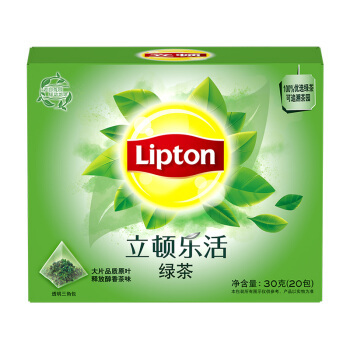 立顿 乐活三角茶包袋泡茶叶 1.5g*20包 *3件