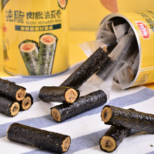 汇佳 海苔肉松蛋卷 100g*2罐