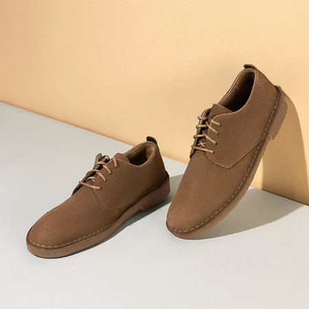 双11预售：Clarks Desert London 男士低帮休闲皮鞋