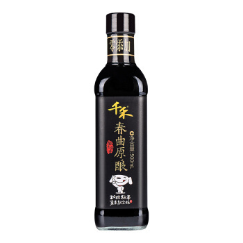 千禾 春曲原酿特级生抽 酿造酱油 500mL *10件