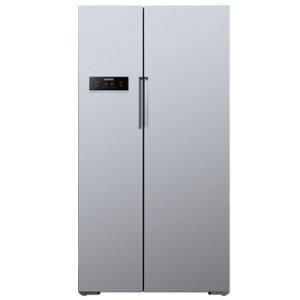 手慢无： SIEMENS 西门子 BCD-610W(KA92NV60TI) 对开门冰箱 610L 银色