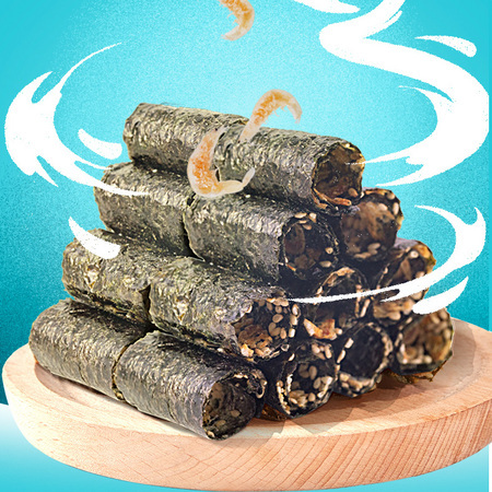 三只松鼠 肉脯夹心海苔卷 33g *3件