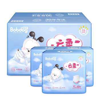 BoBDoG 巴布豆 云柔系列 通用拉拉裤 XL66片 *5件