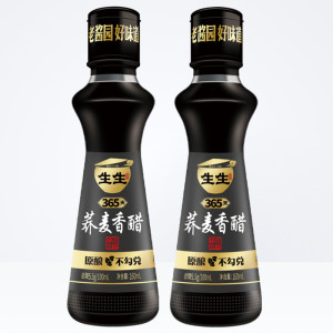 生生酱园 365天荞麦香醋160ml*2瓶