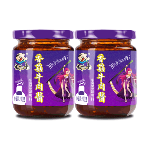饭扫光 大块牛肉超 香菇牛肉酱 200g*4瓶 19.3元抢先价