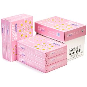 Asiasymbol 亚太森博 粉拷贝可乐 A4复印纸 70g 500张/包 5包装（2500张） *2件