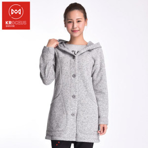 地球科学家 Polartec Thermal Pro 中长款 女高保暖厚抓绒衣 199元包邮
