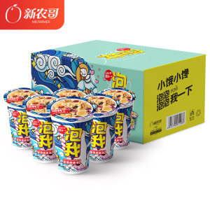 新农哥 泡我混合水果坚果燕麦片 
 60g*6杯