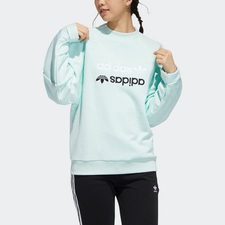 adidas 阿迪达斯 三叶草 Crew Sweat GU5795 女士运动卫衣