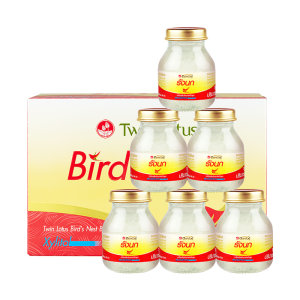 泰国进口 双莲 0防腐剂 木糖醇型即食燕窝 75ml/瓶