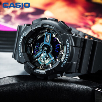 CASIO 卡西欧 GA-110-1BDR 男士运动手表
