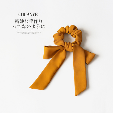 CHUANYE 川野 L2108 女款蝴蝶结飘带大肠发圈