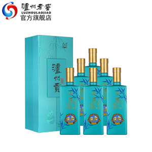 泸州老窖 泸州贡翡绿 52度浓香型白酒 500ml*6瓶 349元预售到手价